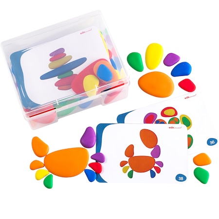 Learning Advantage Rainbow Pebbles Set 13208